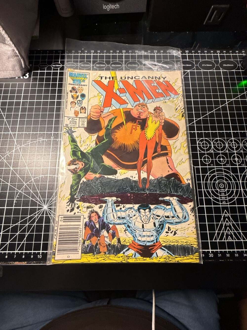 The Uncanny X-Men No. 206 Comic Book Marvel June 1986